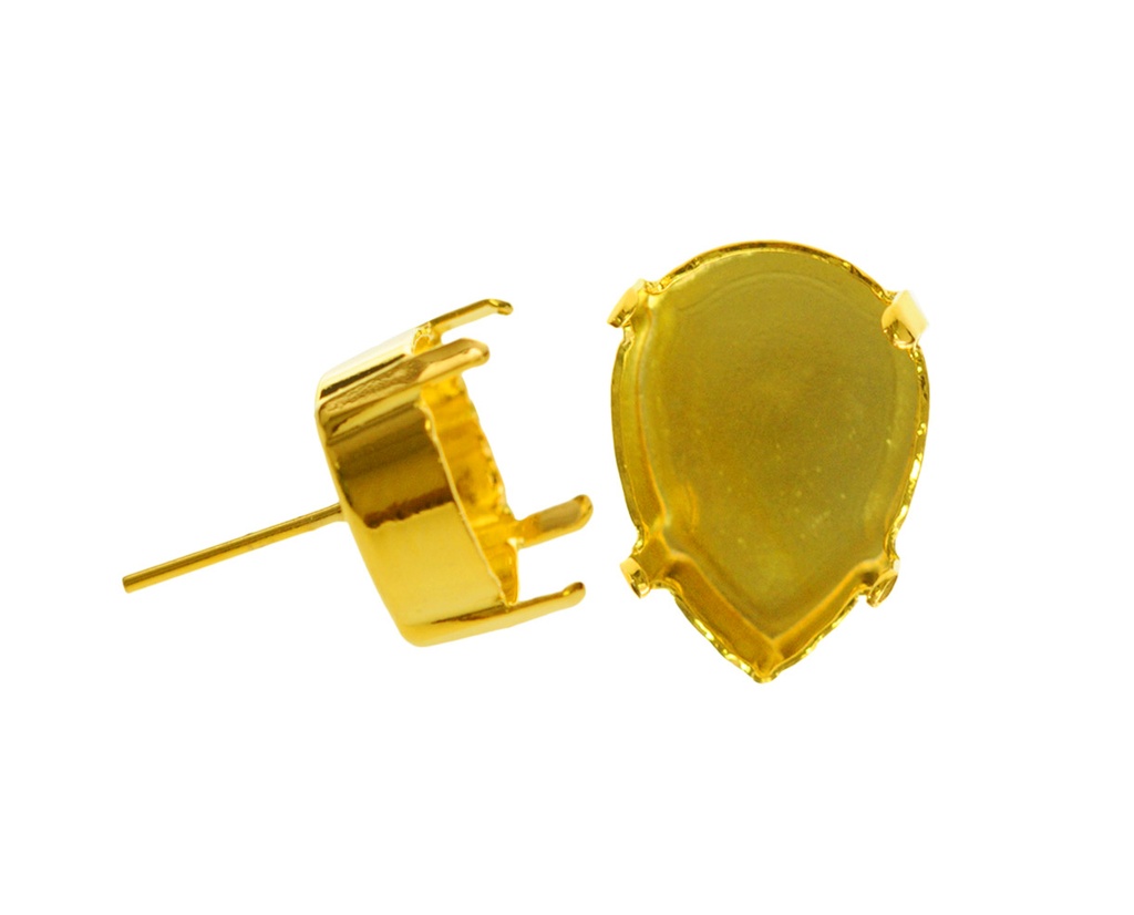 4320DE setting arete 18x13mm/rodio x par