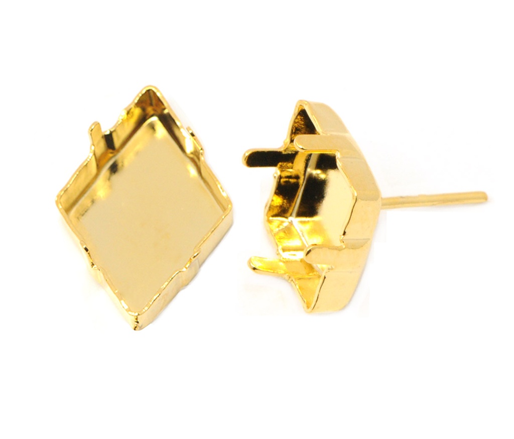4929DE setting arete 14.0x10.5mm/rodio x und
