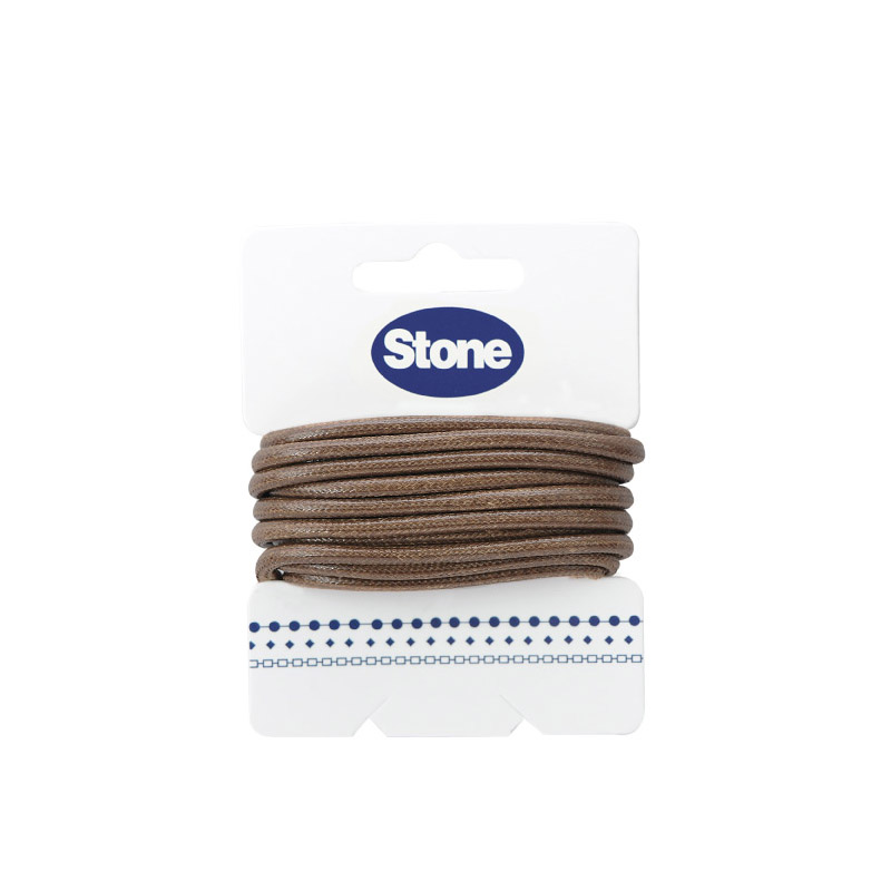Cordon vibora 3mm 126 cafe x 3m