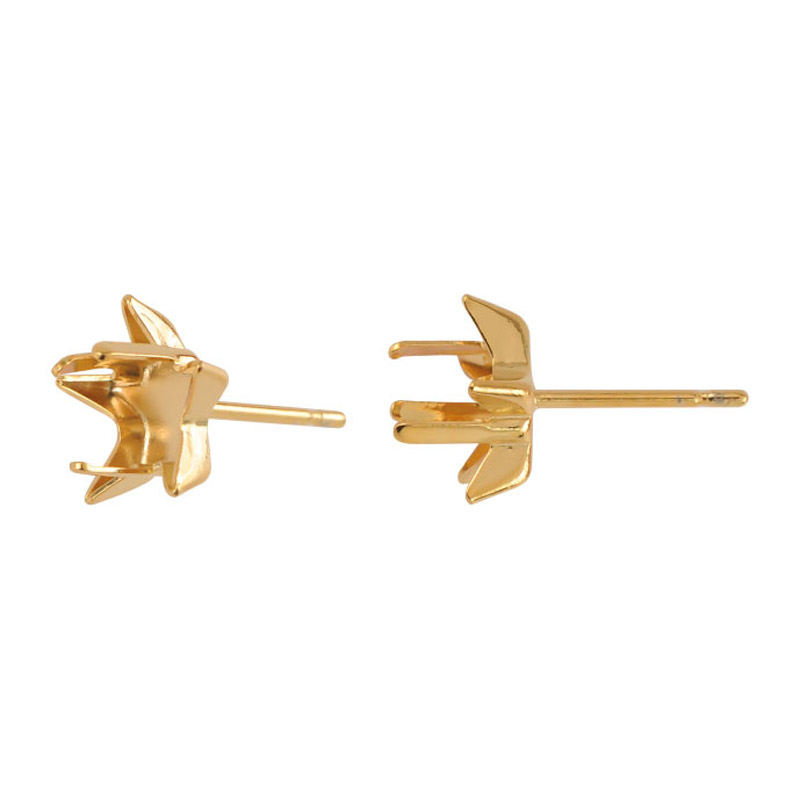 4745DE setting arete estrella 10mm/rodio x par
