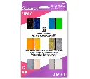 Sculpey Premo Multipack Metallics Y Glitters, 24 x 1 oz (28 g)