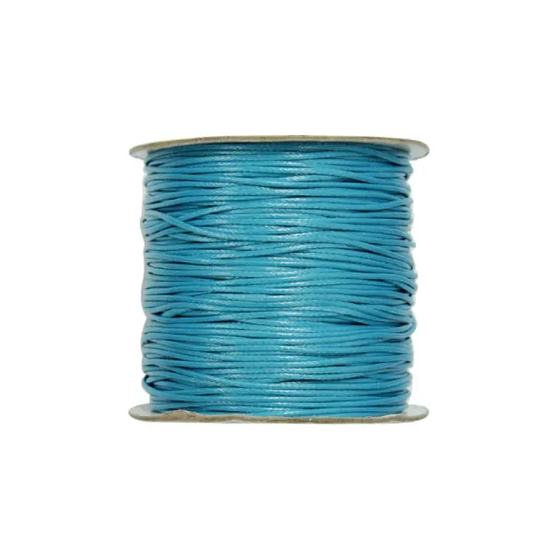 Cordon vibora 1mm 130 turquesa claro x rollo 160m