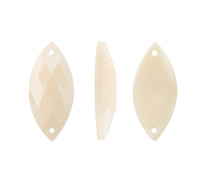 Piedra hilo B30 marquesa plana 9X20mm COLOR P13 x und
