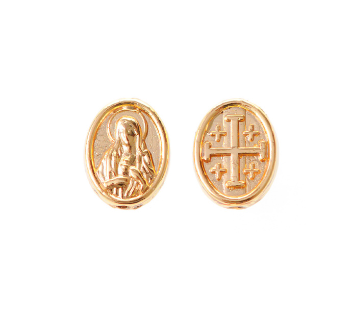 Separador virgen cruz A5 10x8mm/rodio x und