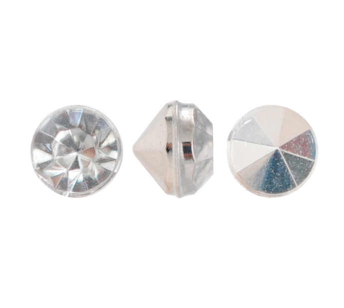 Acrilico K1010 redondo chaton 2.7mm cristal 2 x und