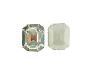 MC octagon 10x8mm crystal x und
