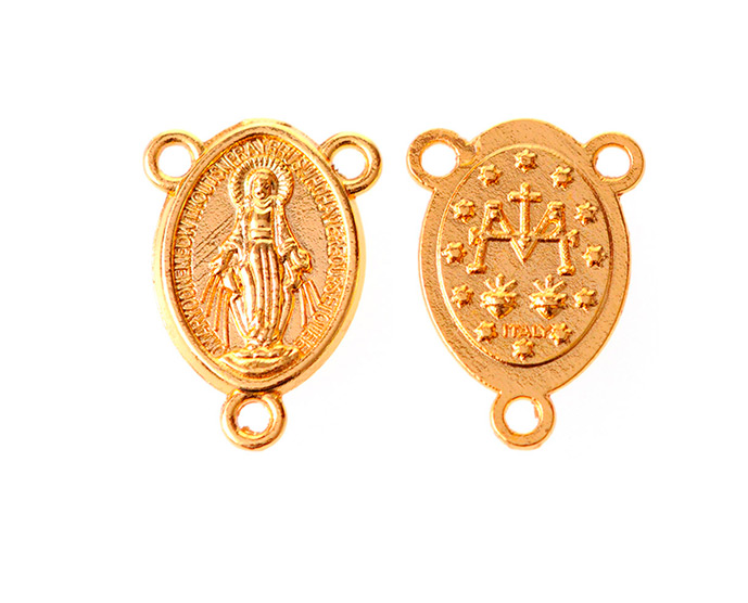Crucero virgen milagrosa 15 20x13mm/golfi x und