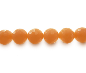 Sarta redonda facetada 8mm salmon syn x 49unds