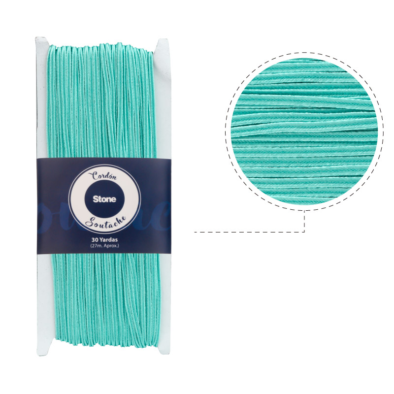 Cordon soutache N.204 surf 3mm x 30yd