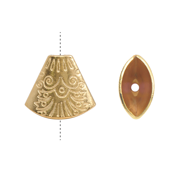 Terminal campana plana 20x18mm/rodio H1907 x par