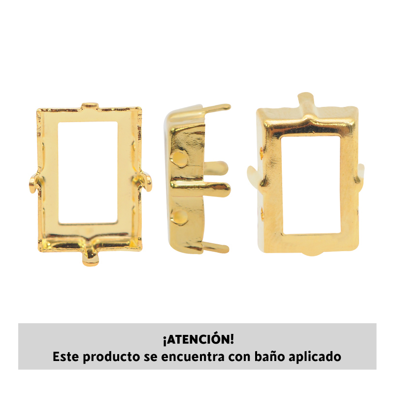 4527DE setting para coser 14x10mm/rodio 4 huecos x 2unds