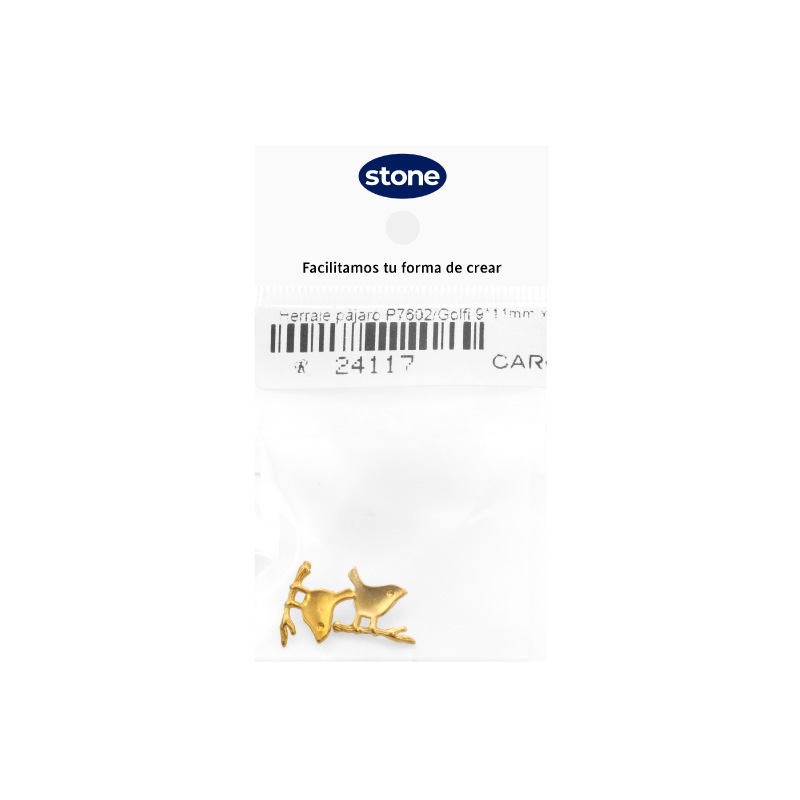 Herraje pajaro P7602/Golfi 9*11mm x par