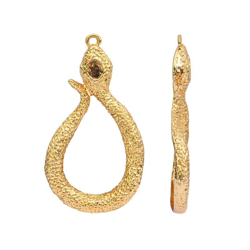 Pendiente 91x49mm H-25526/rodio x und