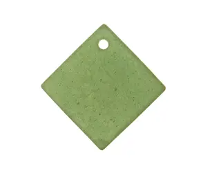 Pendiente cuadrado plano 20x20 aventurina x und