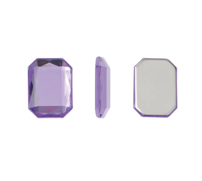 Acrilico K1013 octagon con cono 13X18mm tanzanite 29 x und