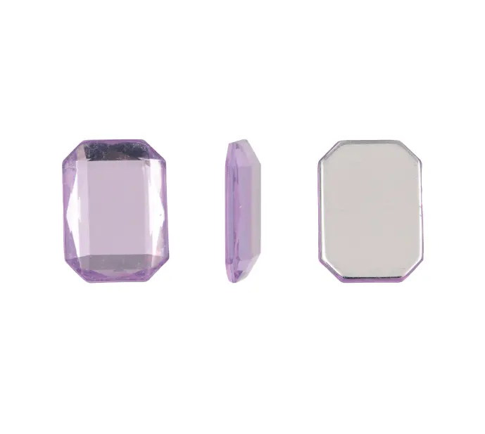 Acrilico K1013 octagon con cono 13X18 mm violet 9 x und