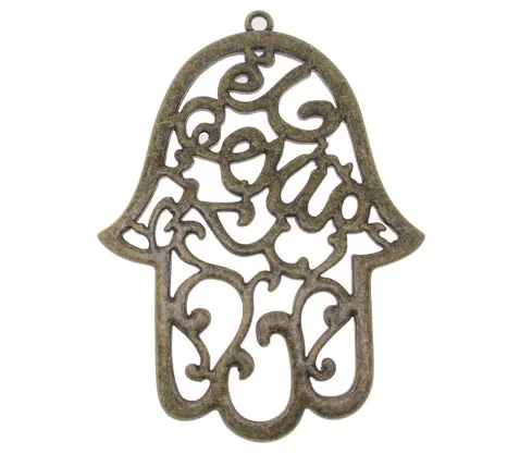 mano de fátima H-9394/brass x und