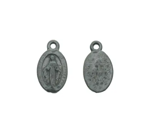 Medalla virgen A22600/R 12x7mm x und