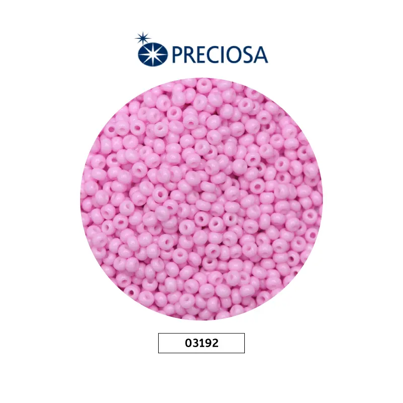 Mostacilla checa preciosa 10/0 03192 OP rosado pastel x 500g