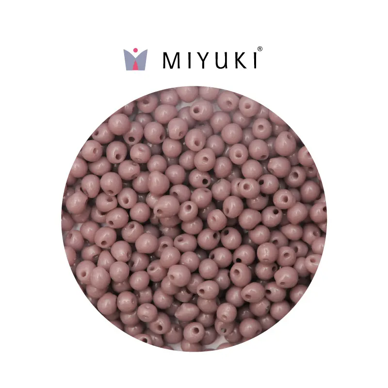 Miyuki drop beads 2.8mm DP0410 opaco mauve x 500g