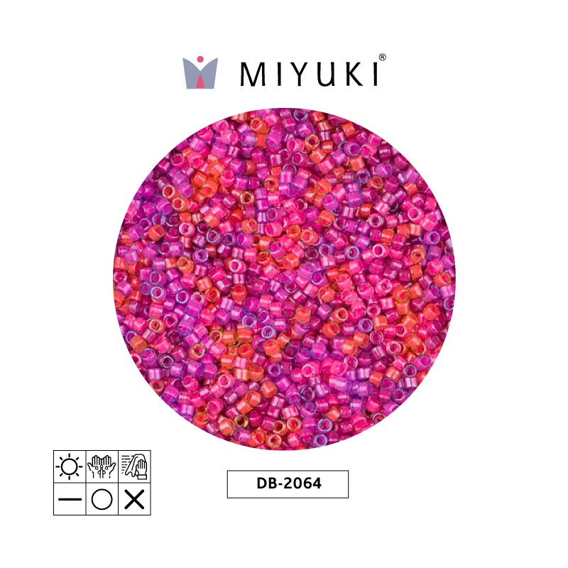 Miyuki delica 11/0 DB2064 luminous color mix x 50g
