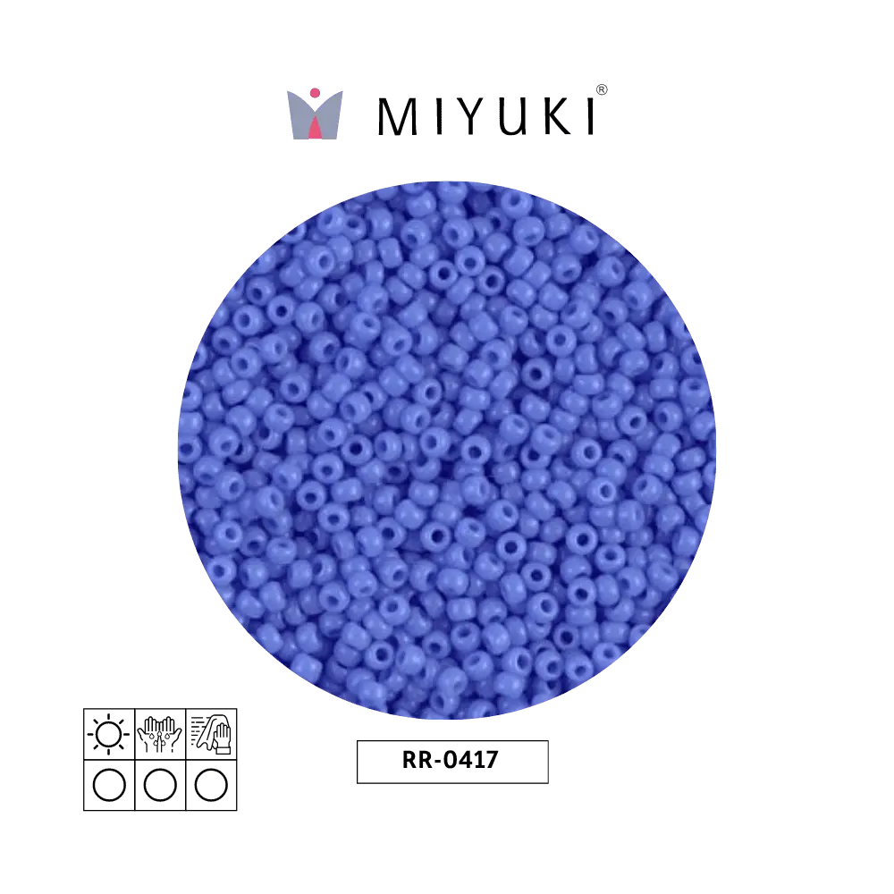 Mostacilla Miyuki rocalla 11/0 RR0417 opaco royal azul x 250g