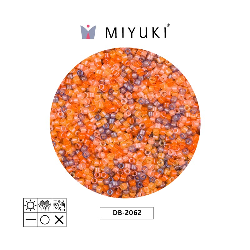 Miyuki delica 11/0 DB2062 luminous color mix x 50gr