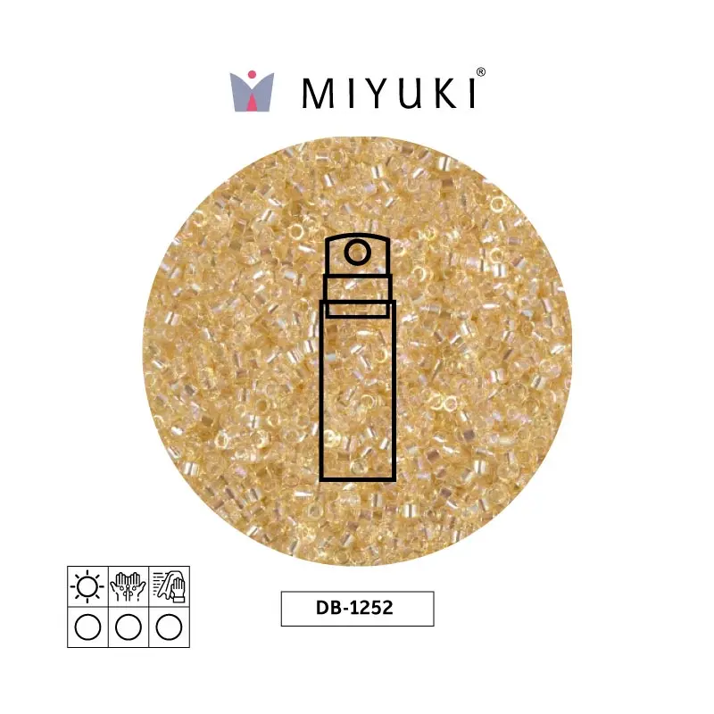 Miyuki delica 11/0 DB1252 claro beige lusterr x 10g