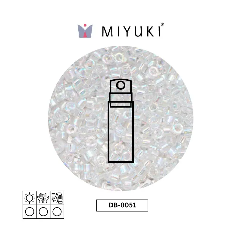 Miyuki delica 11/0 DB0051 cristal AB x 10g
