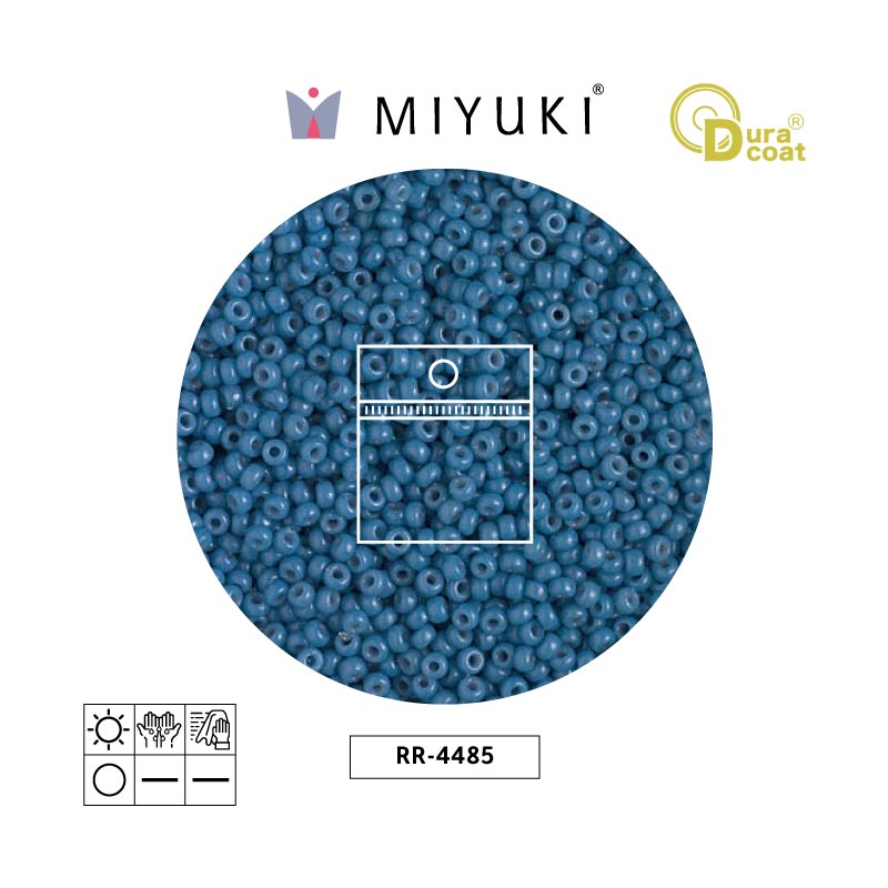 Mostacilla Miyuki rocalla 11/0 RR4485 juniper azul x 25g