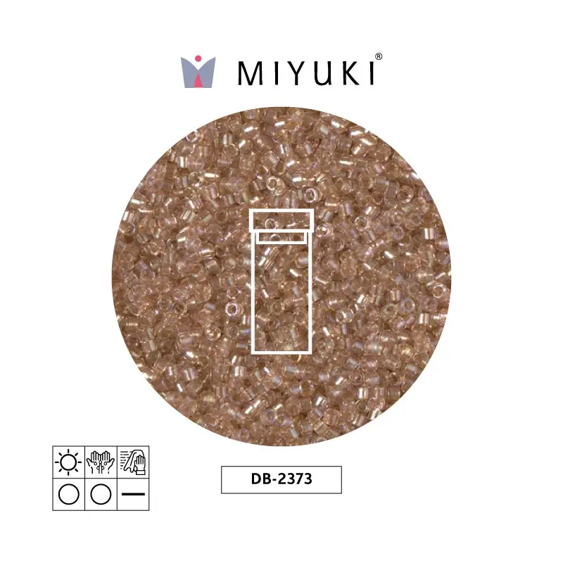 Miyuki delica 11/0 DB2373 color lined blush x 3g