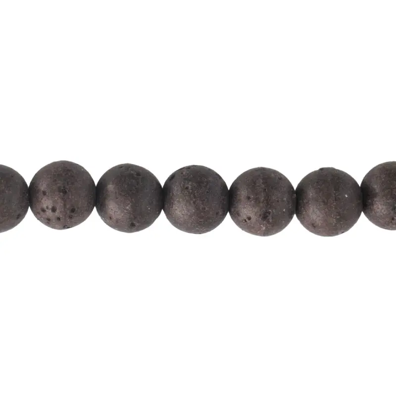 Sarta redonda 10mm volcano cafe x 38 unds