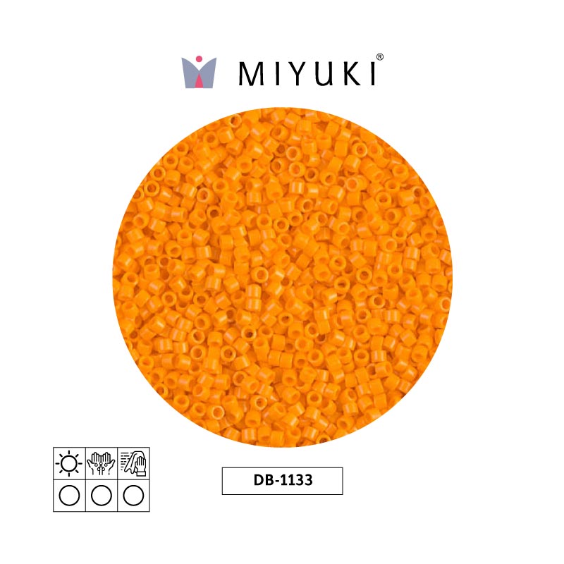Miyuki delica 11/0 DB1133 opaco mandarin x 50g