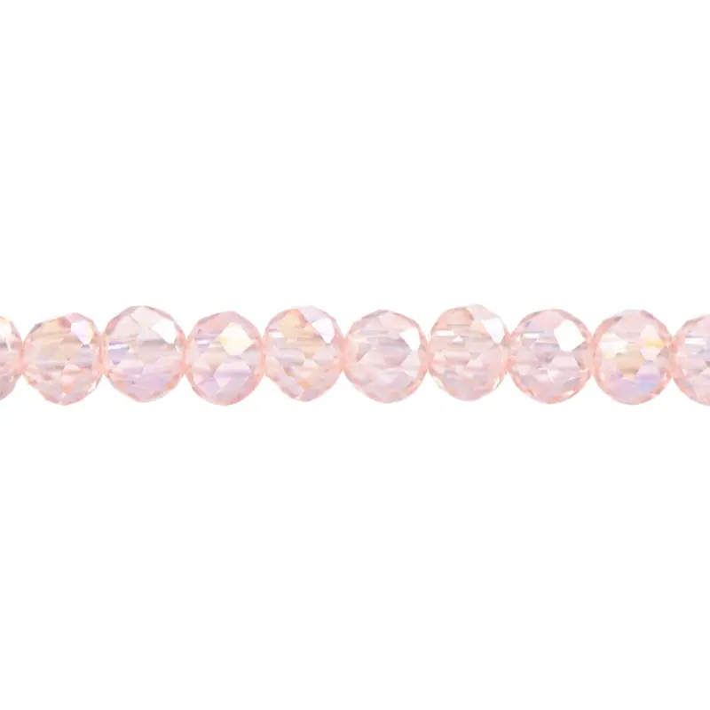 Murano rondela facetada 2mm rosaline 38 x aprox 147unds