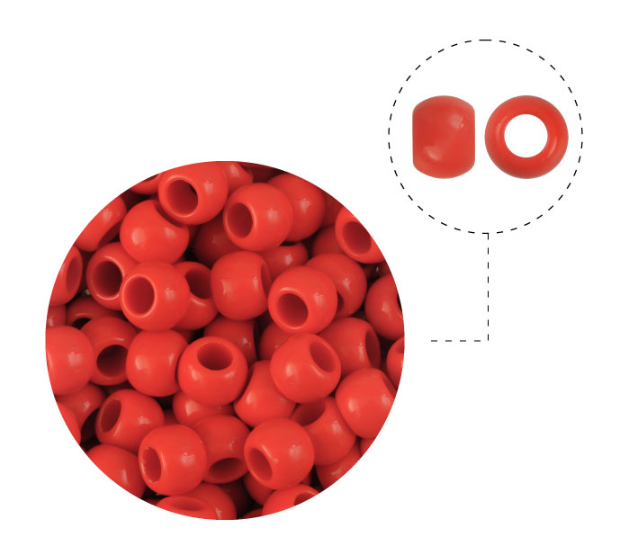 Acrilico S-555 pandora salmon 13 11x15mm x lb (438pcs)