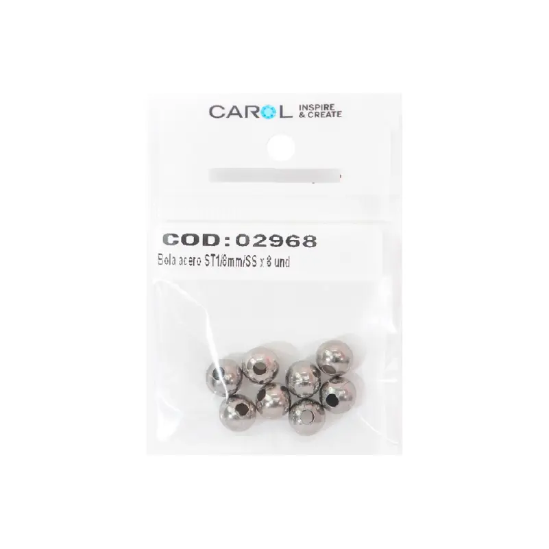 Bola acero ST1/8mm/SS x 8 und