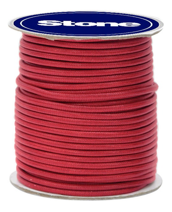 Cordon vibora 3mm 133 rojo x 40m