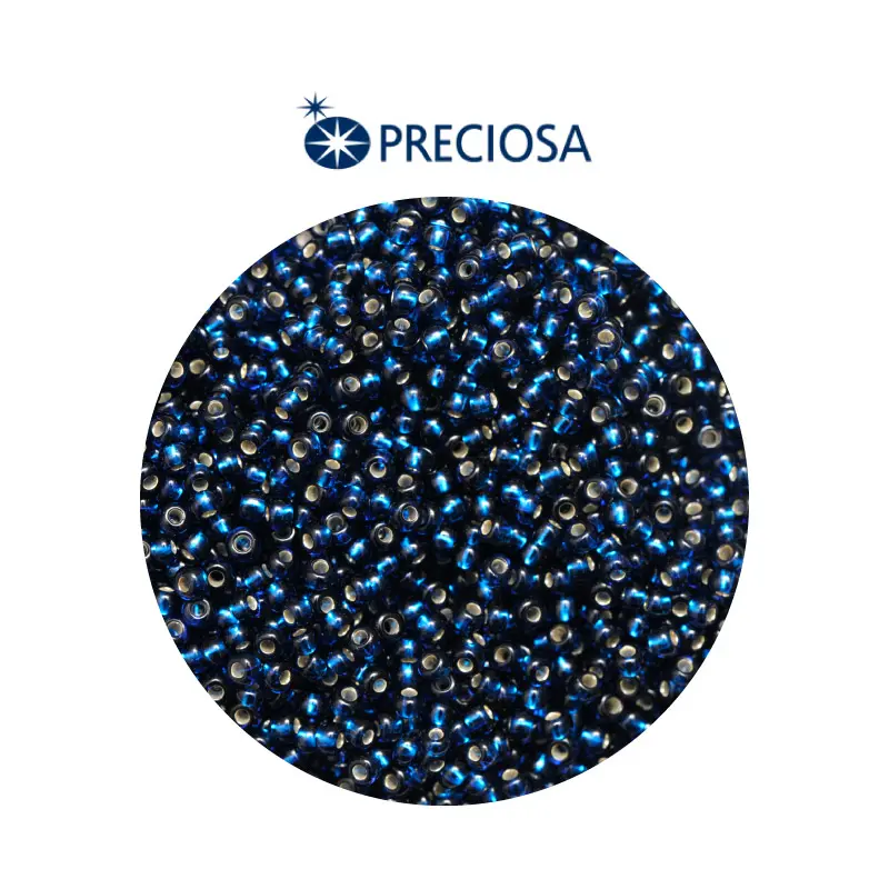 Mostacilla checa preciosa 10/0 2mm 67100 petroleo brillante x 500g