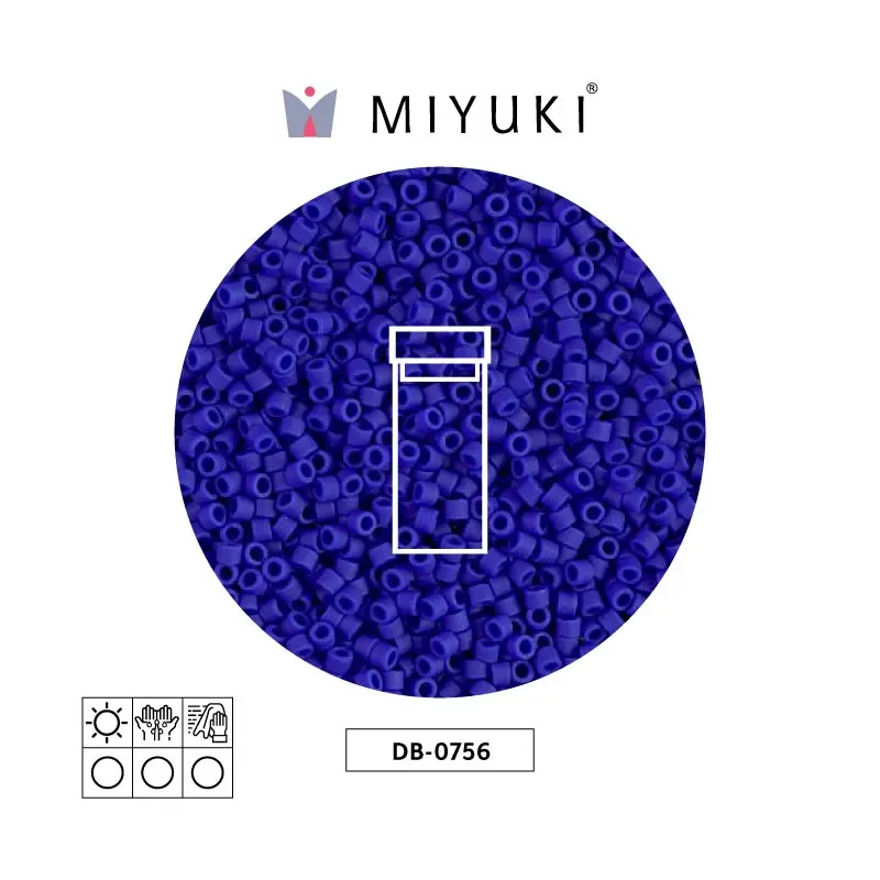 Miyuki delica 11/0 DB0756 matte op cobalt x 3g