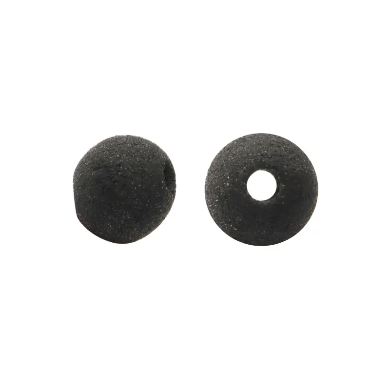 Bola neopreno lisa 6mm negro x 12 unds