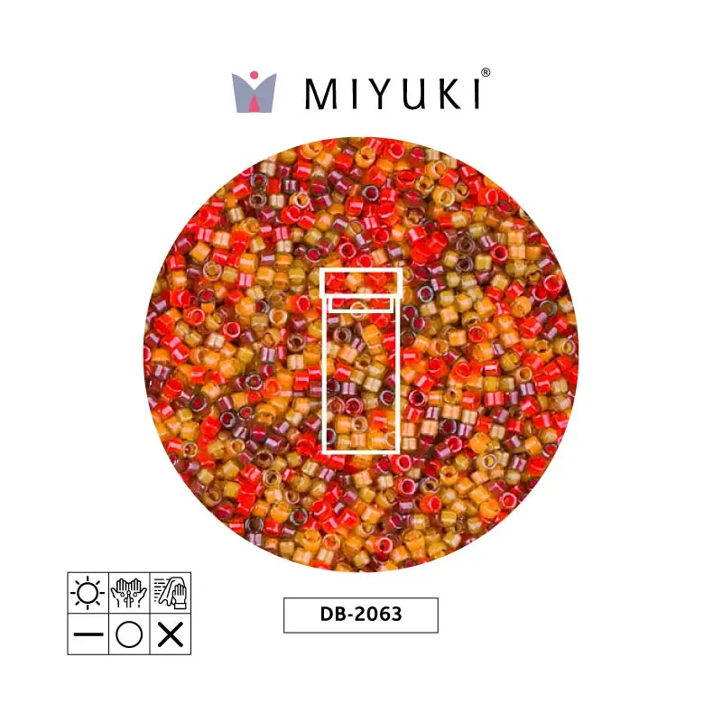 Miyuki delica 11/0 DB2063 luminous color mix x 3g