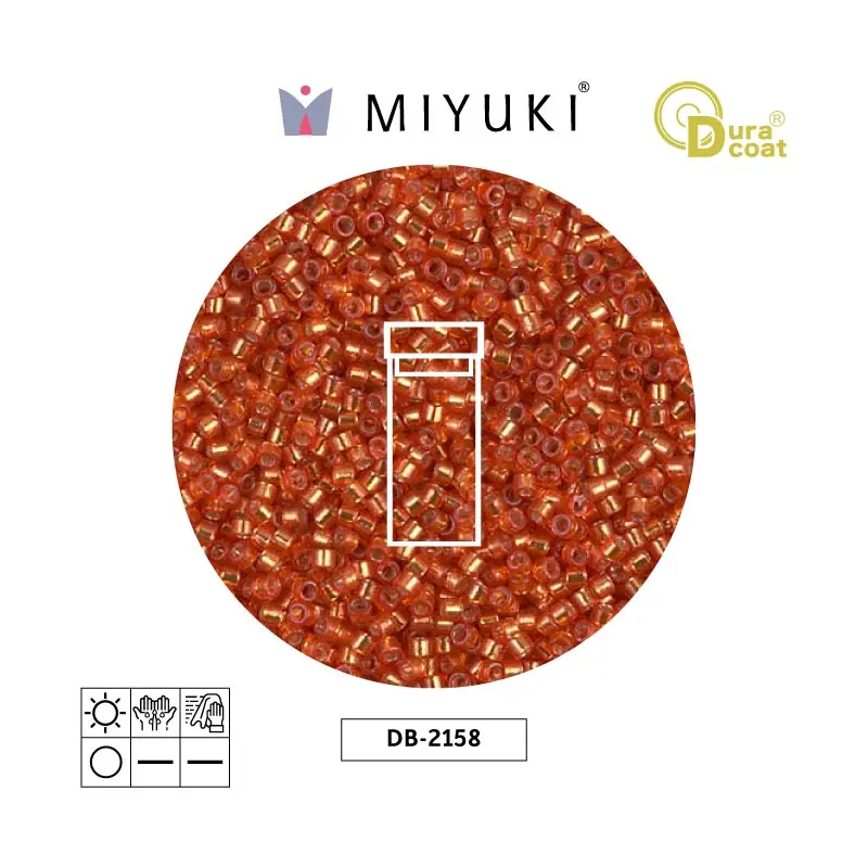 Miyuki delica 11/0 DB2158 durac silv clemen x 3gr