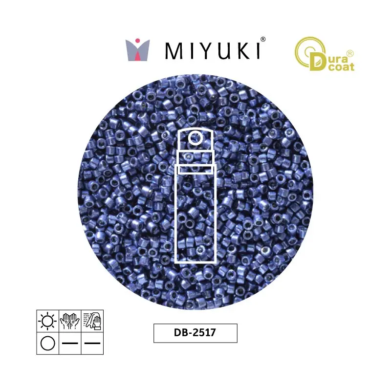 Miyuki delica 11/0 DB2517 Duracoat galvanizado mermaid x 10g