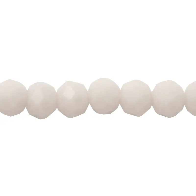 Murano rondela facetada 4mm light gray 70AB x 145und