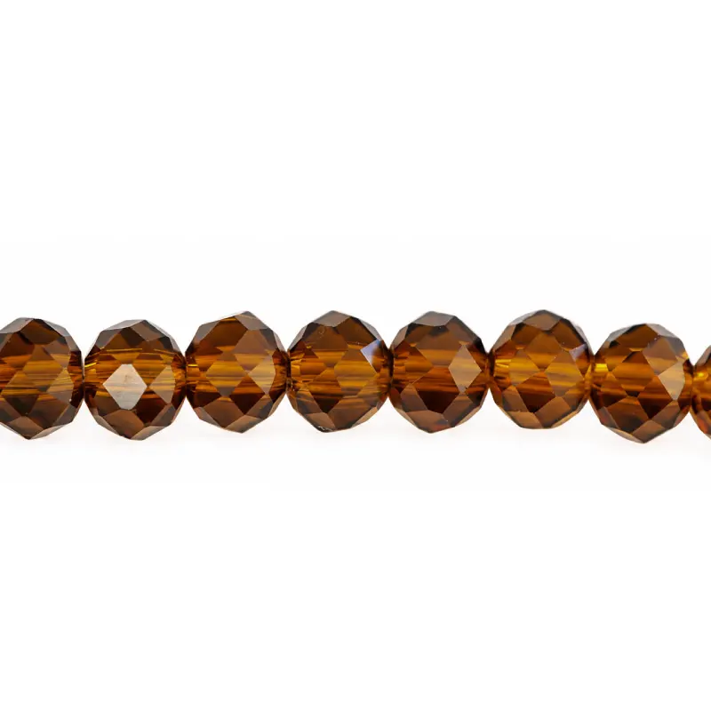 Murano rondela facetada 6mm crystal VM 41 x 72unds