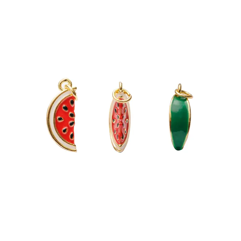 Dije esmaltado sandia 20mm/golfi W11219B x und