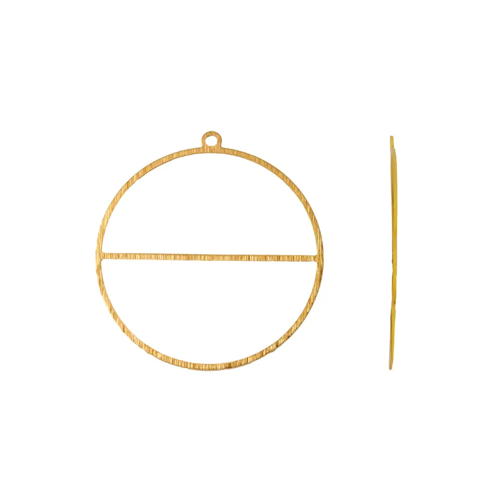 Dije miyuki CL00552 0.6x38x41mm/Golfi x par