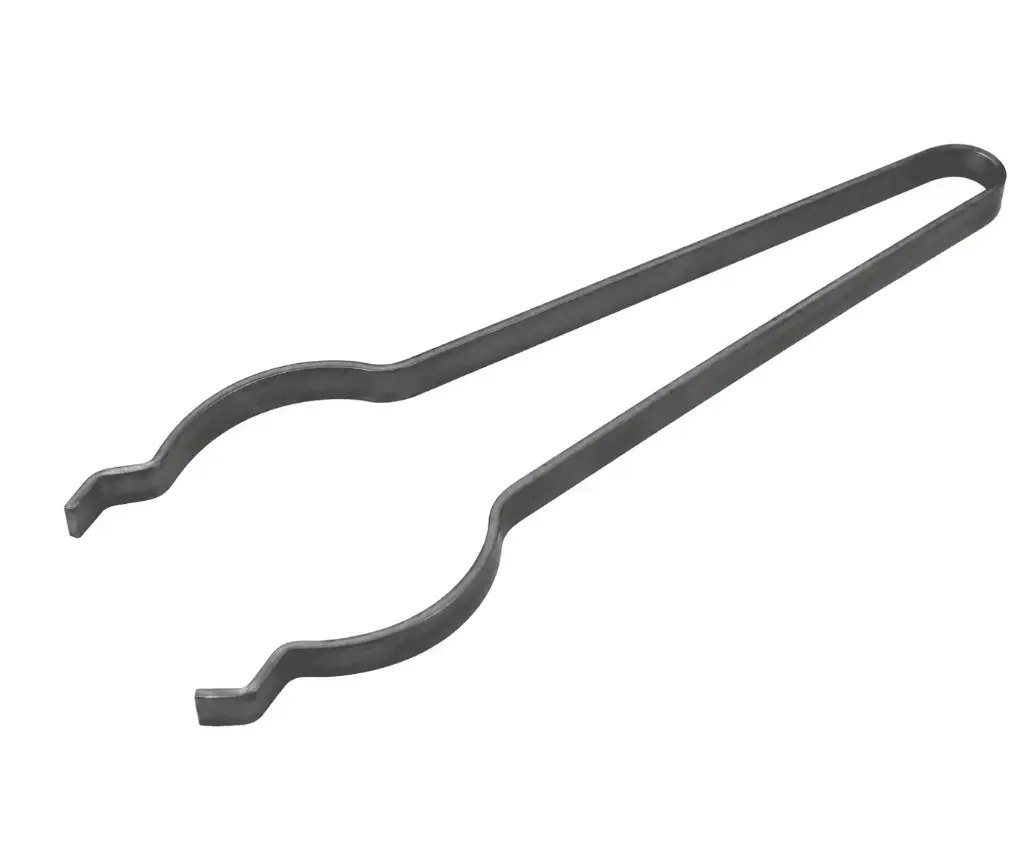 Flask Tong. Diameter: 3-1/2. Total length: 16 CAS-021