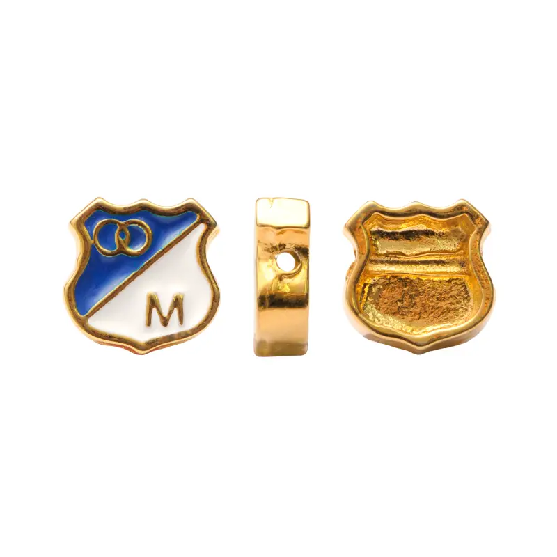 Separador escudo millonarios 14mm/golfi x und