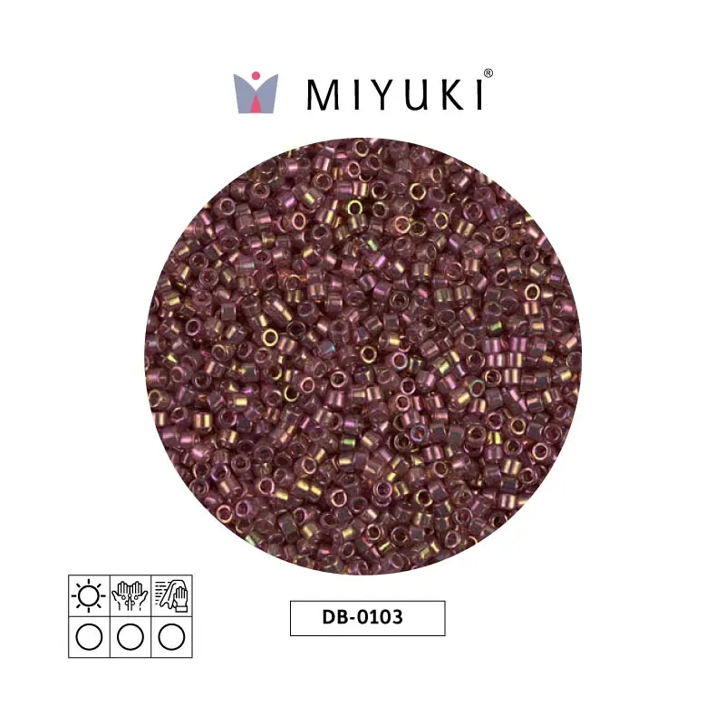 Miyuki delica 11/0 DB0103 tran goldluster AB x 50g
